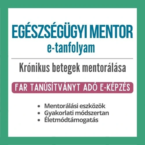 Egészségügyi mentor e-tanfolyam - Krónikus betegek támogatása